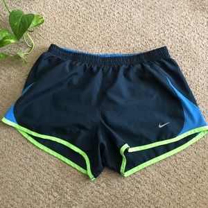 Nike running shorts in navy blue